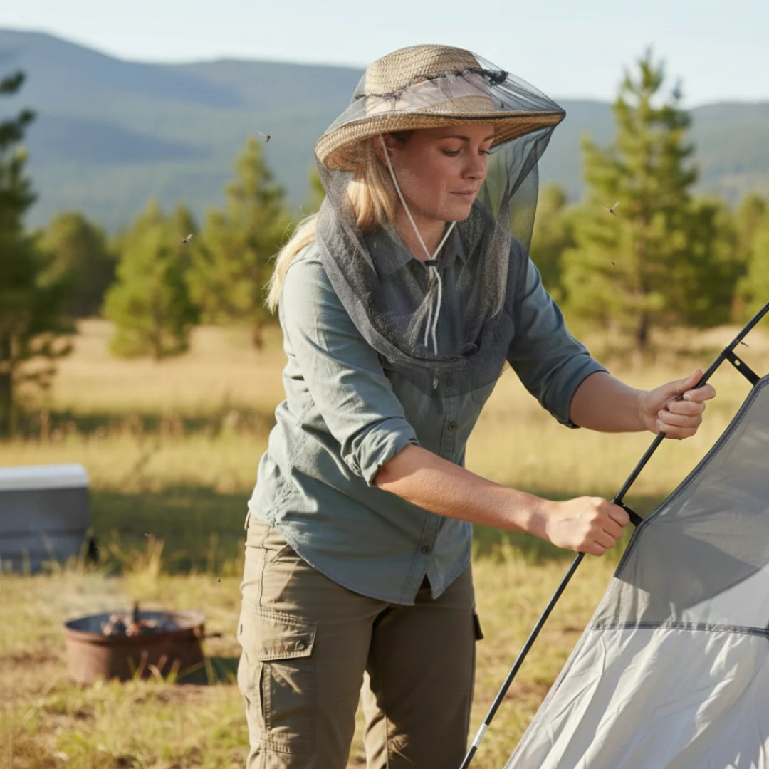 Protective Bee and Mosquito Head Net - Image 4