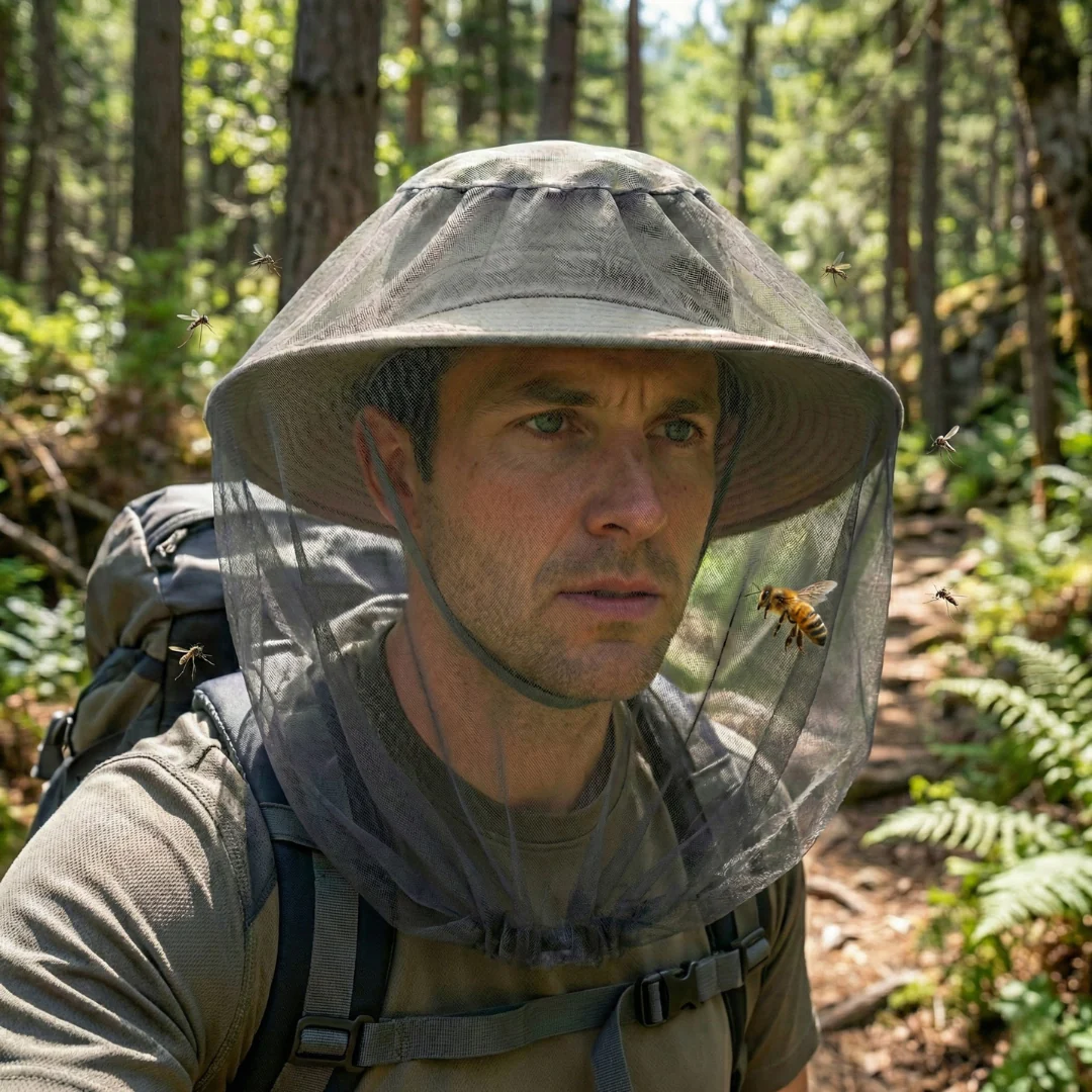 Protective Bee and Mosquito Head Net - Image 5