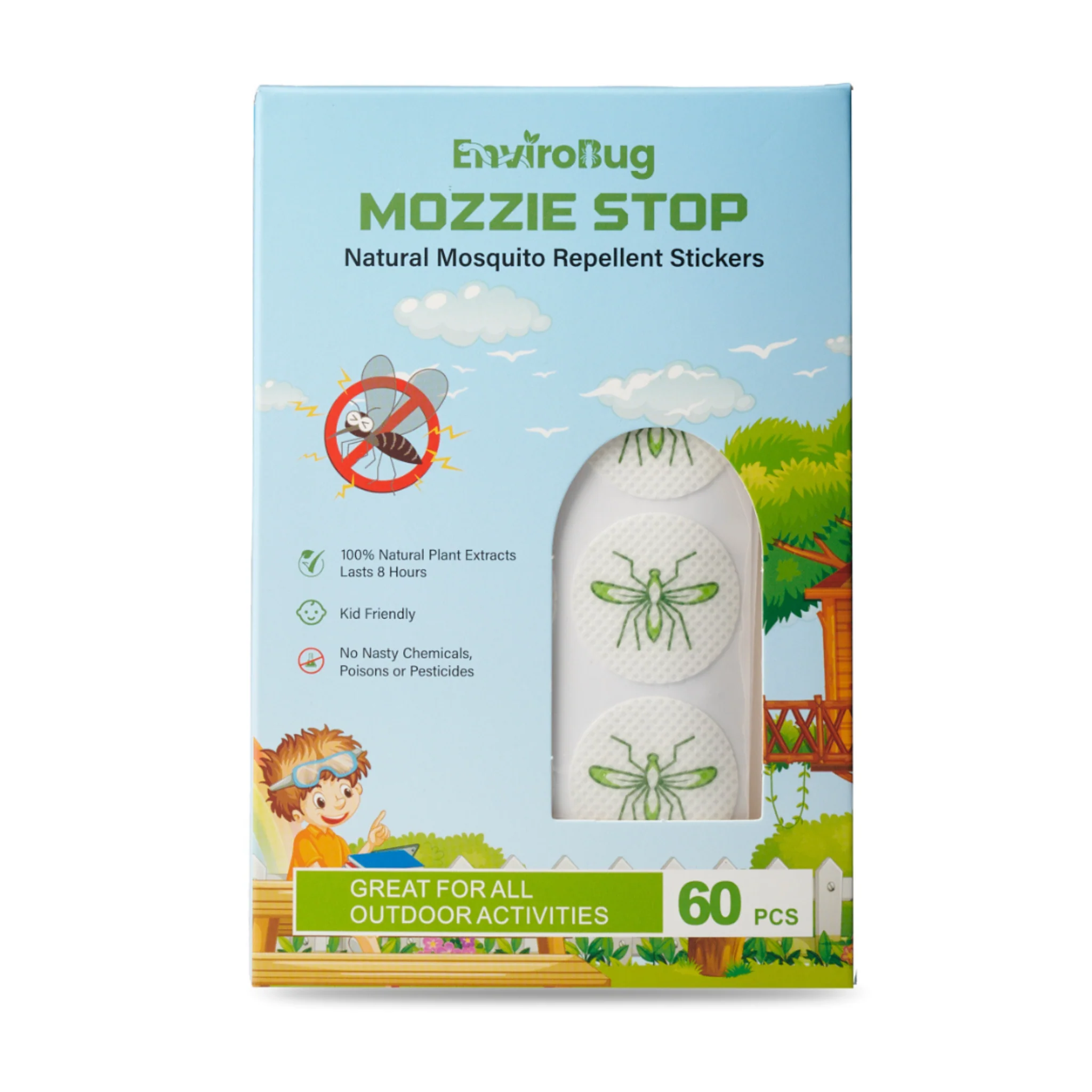 Mozzie Stop: Natural Mosquito Patches (60 Pack) - Image 5