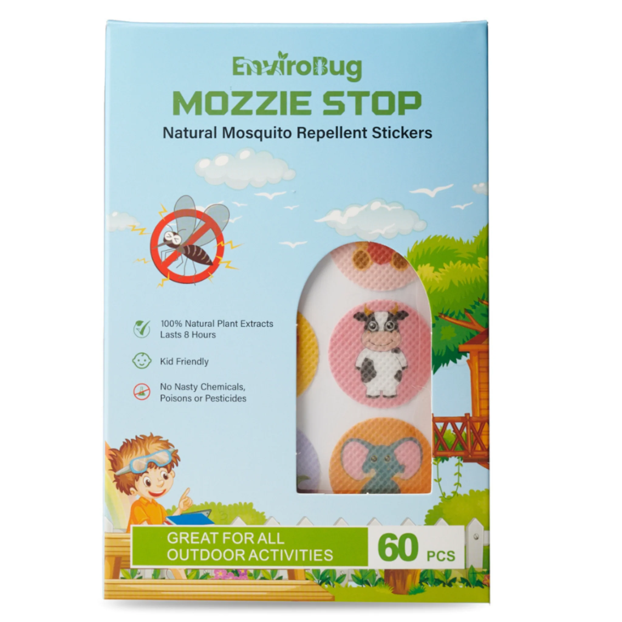 Mozzie Stop: Natural Mosquito Patches (60 Pack) - Image 9