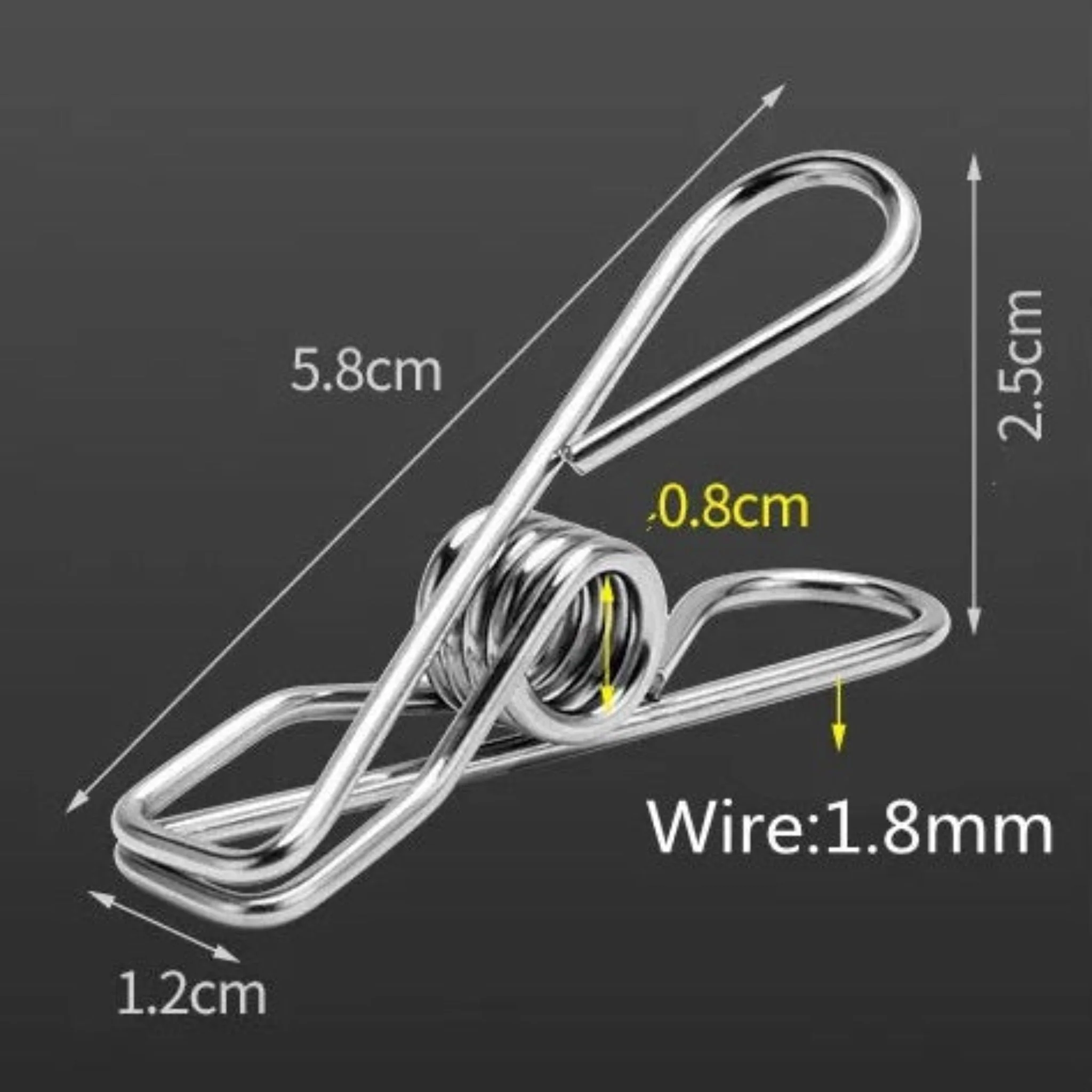 EnviroBug Eco-Friendly Stainless Steel Pegs (Bag of 20) - Image 8